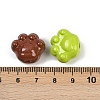 Opaque & Spray Painted Acrylic Beads OACR-G048-03-3