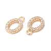 Brass with Rhinestone Pendants KK-Q770-01G-3