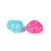 Tow Tone Opaque & Transparent Acrylic Beads OACR-N161-04-2