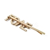 Word LOVE Alloy Rhinestone Hair Bobby Pins FIND-WH0152-34B-KCG-2