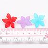 Mixed Frosted Acrylic Flower Beads X-FACR-5335-M-4