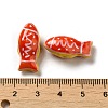 Handmade Printed Porcelain Beads PORC-E015-17K-3