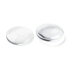 Transparent Glass Cabochons X-GGLA-R026-35mm-3