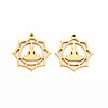 Chakra 201 Stainless Steel Pendants STAS-S119-153G-2
