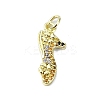 Brass Micro Pave Colorful Cubic Zirconia Pendants KK-H475-11G-1