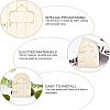 Wooden Fairy Door Decoration WOOD-NB0001-64C-4