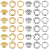 200Pcs 2 Colors Iron Grommet Eyelet Findings IFIN-GF0001-59B-1