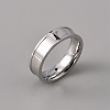 201 Stainless Steel Grooved Finger Ring Settings STAS-WH0027-27D-P-1