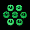 Luminous Frosted Acrylic Beads FACR-T008-02Q-3