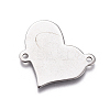 Tarnish Resistant 201 Stainless Steel Stamping Blank Tag Links connectors LS-STAS-F207-38P-1