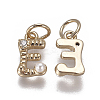 Brass Charms KK-L179-08E-G-2