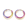304 Stainless Steel Huggie Hoop Earrings EJEW-G272-02-12mm-M-1