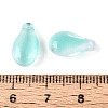 Transparent Glass Teardrop Charms GLAA-T030-03D-3