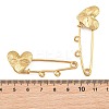 Radiant Heart 304 Stainless Steel Safety Pins Brooch Findings SA-CBA098D-15C-G02-3