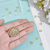 15Pcs 925 Sterling Silver Locking Jump Ring STER-GA0001-19-3
