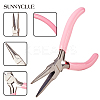 SUNNYCLUE 45# Carbon Steel Jewelry Pliers PT-SC0001-06-3