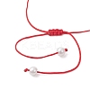 Glass Seed Bead & Resin Braided Beaded Bracelets BJEW-MZ00307-02-5
