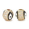 Brass Micro Pave Cubic Zirconia Charms ZIRC-A019-16G-A05-1