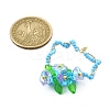 Glass Seed Beaded Heart Pendants PALLOY-MZ00463-01-2