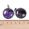 Natural Amethyst Tree of Life with Owl Pendants G-L524-15AS-06-3