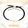 1Pc Adjustable Nylon Cord Slider Bracelets for Women BJEW-LP0001-32W-01-2