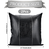 Square Imitation Leather Pillow Case AJEW-WH20006-406C-2