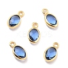 Eco-Friendly Brass with Glass Pendants KK-K268-01B-1