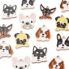 14Pcs 7 Styles Animal Puppy Alloy Enamel Pendants FIND-FS0004-13-2