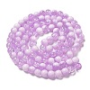 Crackle Glass Beads Strands GLAA-U001-8mm-04-3