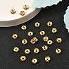Brass Rhinestone Spacer Beads RB-A014-L6mm-20G-2