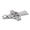 Non-Tarnish 201 Stainless Steel Pendants STAS-C062-10P-3