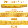 Polyester with PVC Paillette Lace Trim Ribbon OCOR-WH20050-015B-2