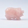 Natural Rose Quartz Sculpture Display Decorations PW23021800079-1