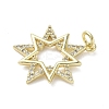 Brass Micro Pave Cubic Zirconia Pendants LS-KK-L248-07G-02-2