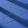 1.5MM 304 Stainless Steel Curb Chain Necklaces NJEW-T016-28G-2