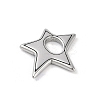 316 Surgical Stainless Steel Pendants STAS-G349-17P-2