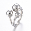 Tarnish Resistant 304 Stainless Steel Finger Rings RJEW-H125-12G-19mm-1