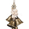 Iron Bell Pendant Decoration HJEW-JM02257-4