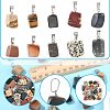 20Pcs 10 Styles Natural & Synthetic Mixed Gemstone Pendants G-FS0005-93P-02-2
