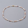 Cultured Freshwater Pearl Beaded Necklaces NJEW-JN02664-1