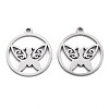 Non-Tarnish 304 Stainless Steel Pendants STAS-N095-061-1