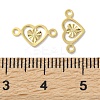 Brass Filigree Connector Charms KK-F880-02G-02-3