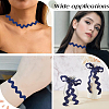 9 Yards Polyester Wavy Fringe Trim Ribbon OCOR-XCP0002-94A-3