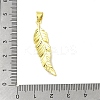 Brass Micro Pave Cubic Zirconia Pendants KK-E111-21G-3