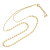 Brass Necklaces NJEW-E089-02G-02-1