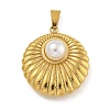Ion Plating(IP) 304 Stainless Steel Pendants STAS-U024-03G-1