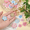 24Pcs 2Bags Flower Embroidery Sew on Cloth Patches PATC-CA0001-38-3