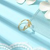 Shell Pearl Finger Ring RJEW-TA00115-4