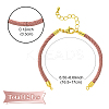 12Pcs 3 Colors Nylon Cords Bracelet Makings Fit for Connector Charms AJEW-YW0001-43B-3