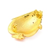 Zinc Alloy Crystal Rhinestone Resin Fish Brooch LS-JEWB-U010-01G-02-2